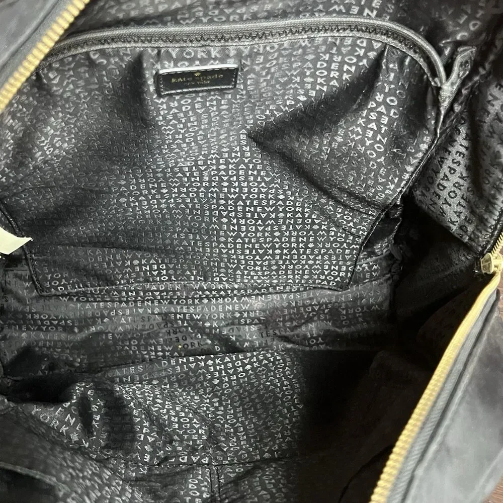 Kate Spade‎ Large Nylon Backpack Work Bag Black - Straps Need Reinforcement